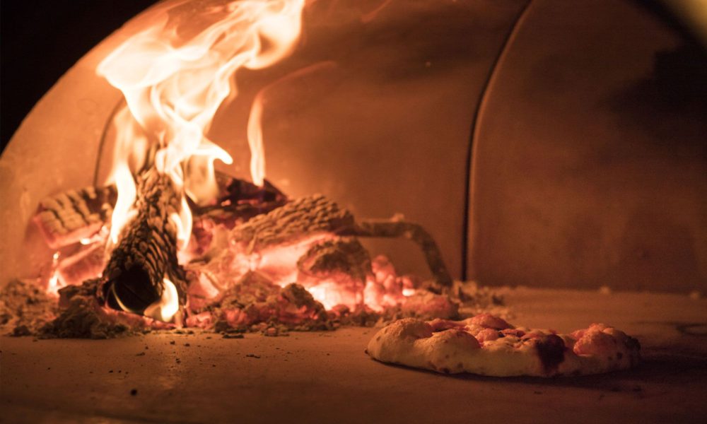 Wood-fired in a Pavesi oven from Naples, Italy